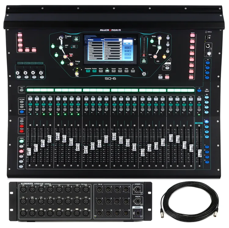Allen & Heath SQ-6 & AR2412 24x12