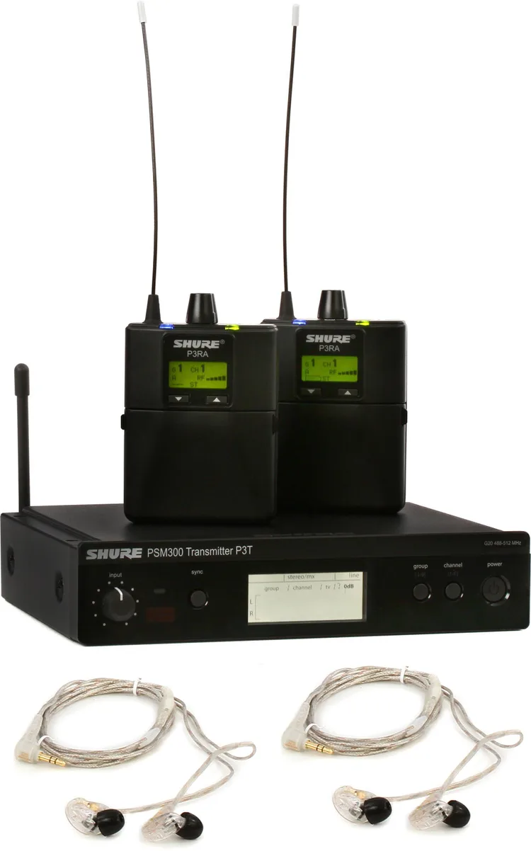 Shure PSM300 Twin Pack Pro Wireless In-ear Monitor System