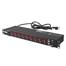 Tecmojo 9-Outlet 1U Rack-Mount PDU