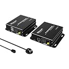 TESmart HDMI KVM Extender – 1080p@60Hz, Cat5e/6, 393ft