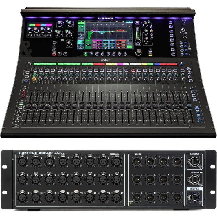 Allen & Heath SQ6+ & AR2412