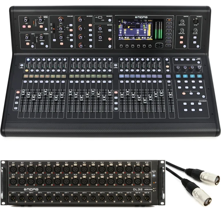 Midas M32 LIVE Mixer + DL32 Stage Box