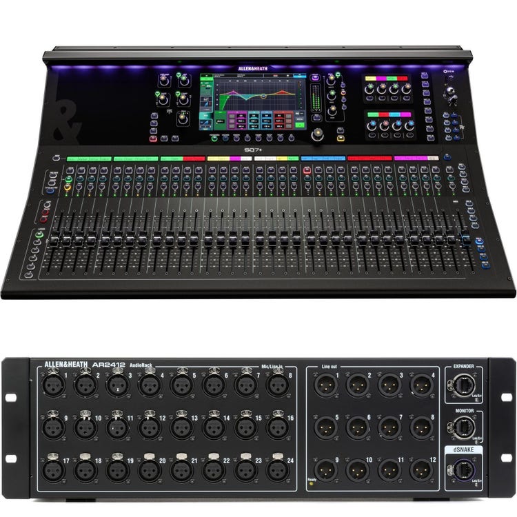 Allen & Heath SQ7+ & AR2412