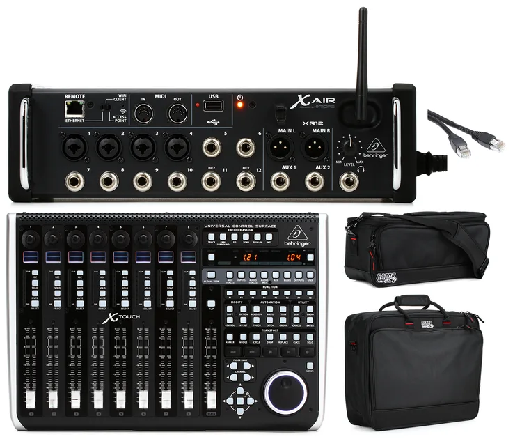 Behringer X Air XR12 Mixer + X-Touch Control Surface