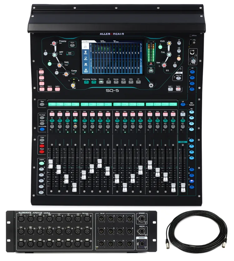 Allen & Heath SQ-5 & AR2412 24x12